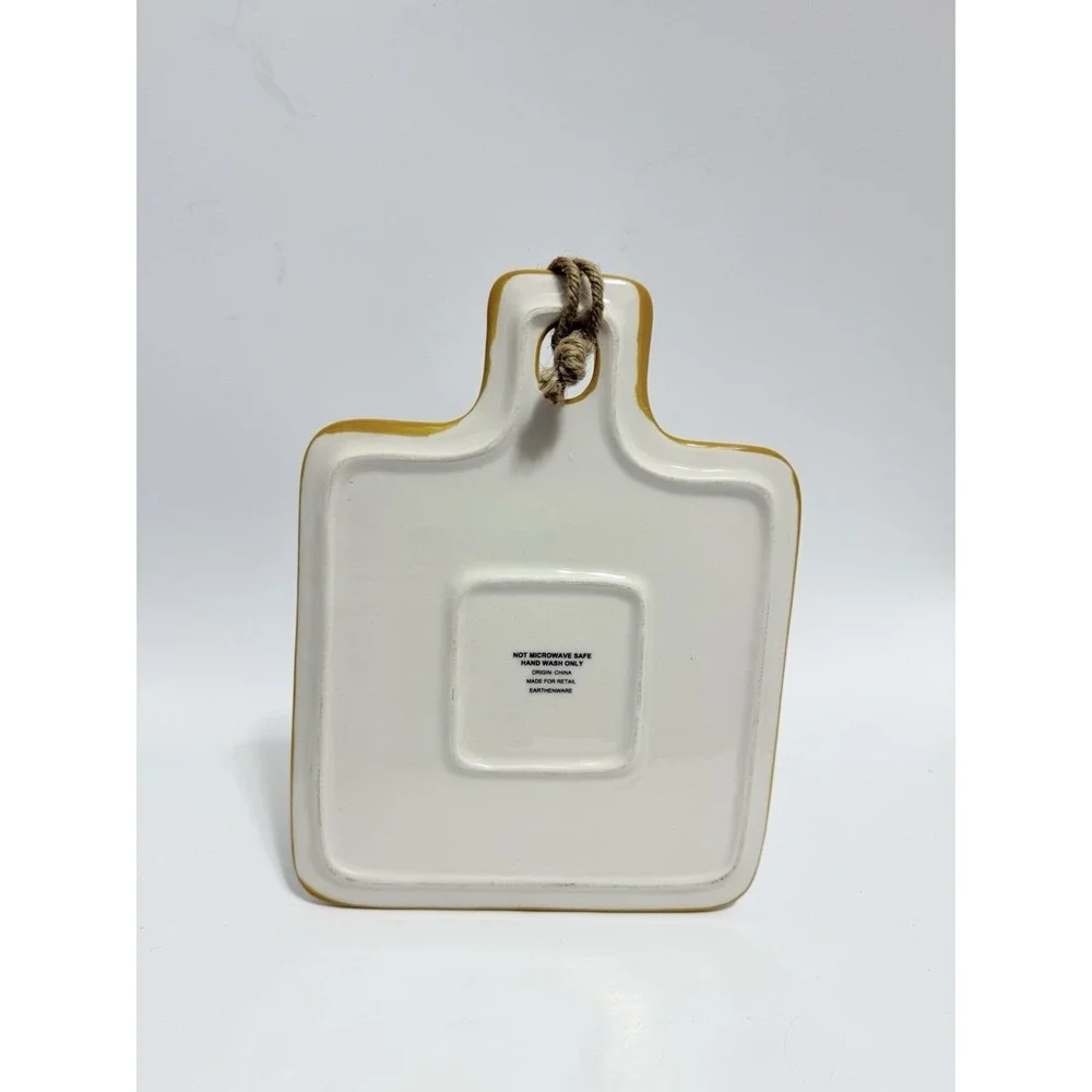 Farmhouse Cheese Board Wall Decor Earthenware Charcuterie Kitchen‎ Plaque 9